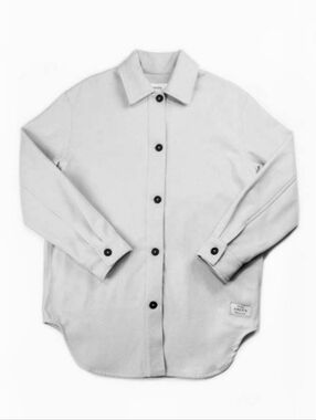 Anian Painters Coat Shacket in Gray